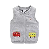 LittleSpring Little Boys' Vest Cartoon