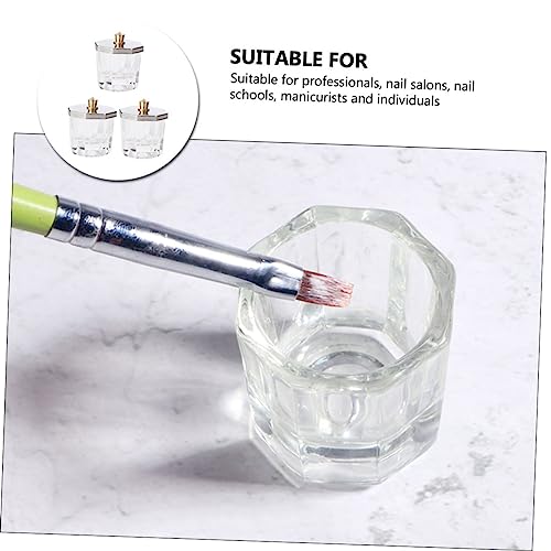 Wooneky bol de cristal para uñas 3 piezas miniatura 7