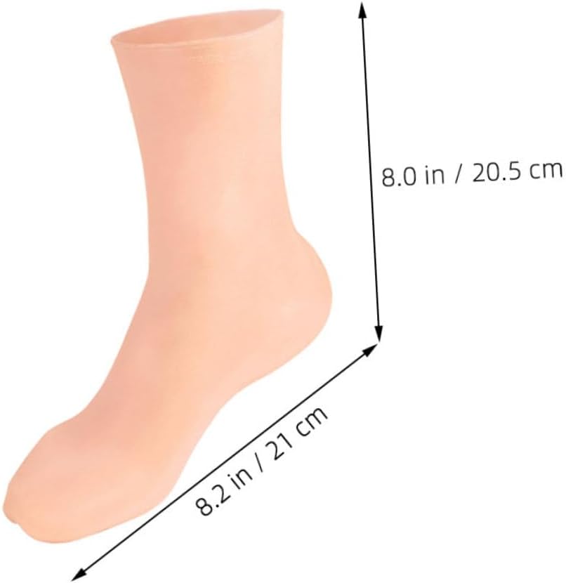 Overnight Moisturizing Socks for Dry Cracked Feet Reusable Socks with Honeycomb Cushioning for Enhanced
