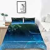 Parure de lit 140x200 Enfant Plan Literie ImpriméE en 3D Sets de Parure Housse, Microfibre Douce Housse de Couette 140x200 et 2 Taie Oreiller 65x65 cm