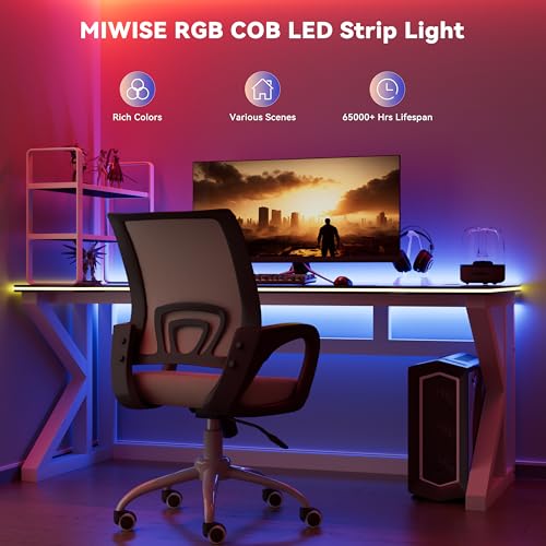 Tira LED MIWISE COB RGB 13 m Cambiable Color y Dimmable miniatura 2