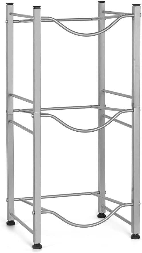Photo 1 of ***USED - LIKELY MISSING PARTS - UNABLE TO VERIFY FUNCTIONALITY***
Space Saving 3-Tier 5 Gallon Water Jug Holder Rack Organizer for Home & Office Water Cooler Dispenser Stand