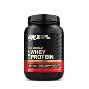 Gold Standard 100% Whey Protein Powder | Whey Protein Isolate Sourced, Fast Digesting | 24g Protein, 5.5g Naturally Occurring BCAAs | Low Carb, Low Sugar, Gluten Free | 22 Servings, 1.5LB (Double Rich Chocolate)