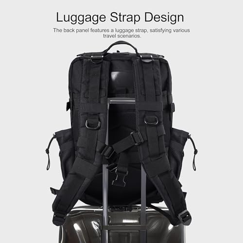 LHI 45L Tactical Backpack with Shoe Compartment