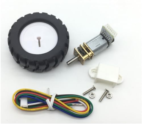 Moteur à engrenages N20 DC 6V avec encodeur rotatif pour robotique précise