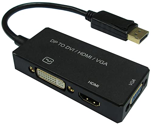 Adaptador DisplayPort soluciona pantallas negras y falta de puertos HDMI VGA DVI en tu ordenador