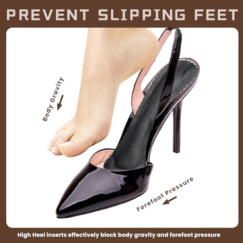 4 pares de plantillas para zapatos de tacón alto para mujer miniatura 5