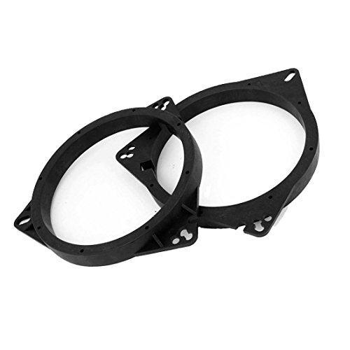 Zyhw 6.5" Car Speaker Spacers Adapter Black Plastic Mount Bracket Ring For Toyota 1.8Cm Depth 2 Pcs #TOP12