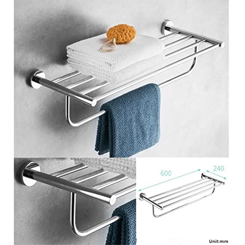 Soporte para toallas de acero inoxidable 304 que organiza tu baño familiar 4