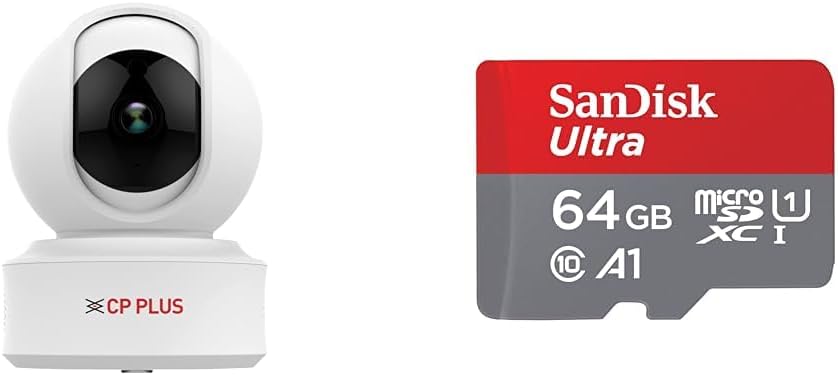 CP PLUS 2MP Full HD Smart Wi-fi CCTV Home Security Camera | 360° with Pan Tilt | 2Way Talk | Cloud M