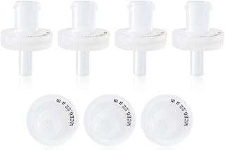 MCE (Mix Cellulose Ester) Syringe Filters Diameter 13mm Pore Size 0.22μm Sterilizing Filters by Allpure Biotechnology DHL Fast Delivery (Mix Cellulose Ester, Pack of 100)