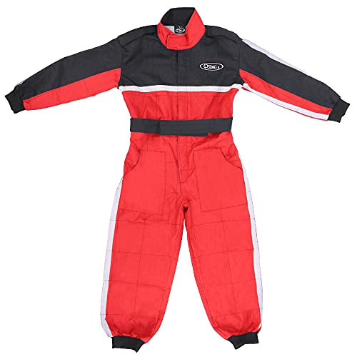 Combinaison de motocross pour enfants Zorax rouge en tissu résistant vêtement de moto CUB