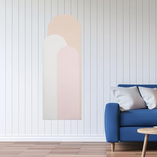 Pegatina pared geométrica salón vinilo autoadhesivo Milisten 5