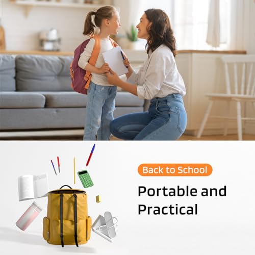 Axx SD-829 Small Desk Lamps For Home Office, White Desk Light For Kids thumb #5