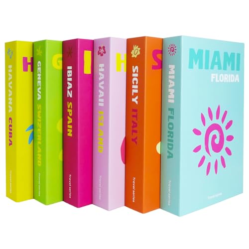 Gxdamxz Livres Décoratifs Faux, Décoration pour Intérieur/Table Basse/Bureau, 6 Pièces