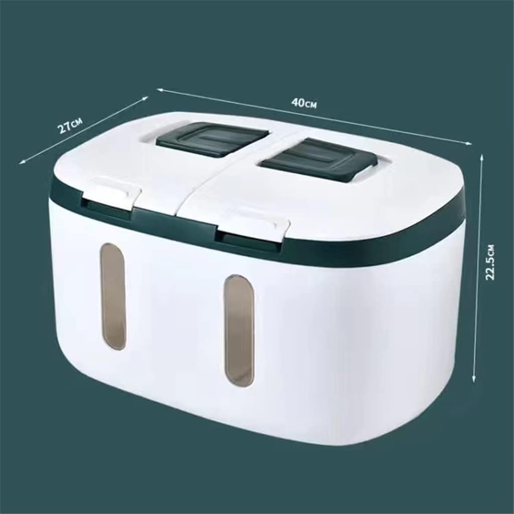 15 Kg Bucket Kitchen Container Rice Box Grain Sealed Household Tank Storage