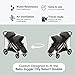 SASHA'S Rain and Wind Cover for Baby Jogger City Select Double Stroller (Stroller not Included) Made in USA