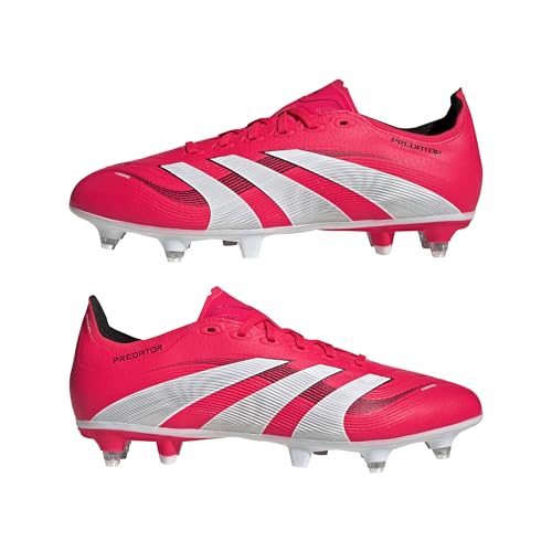 adidas Unisex Predator League Soft Ground Football Boots, Lucid Red/Cloud White/Core Black, 42 EU – Ansicht 6