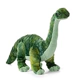 The Petting Zoo Brachiosaurus Dinosaur Stuffed Animal Plushie, Gift for Kids, Dino Animals, Green Brachiosaurus Plush Toy 20 inches Head to Tail