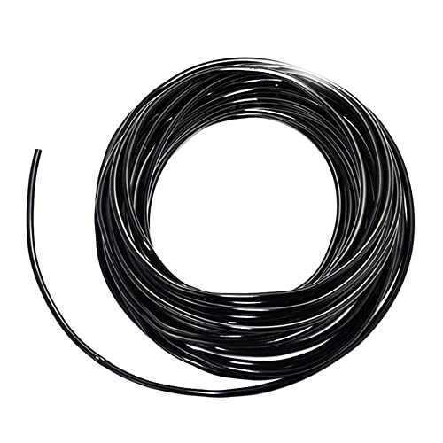 SEIWEI Drip Irrigation Tubing Hose, PVC Flexible Micro Drip Irrigation Distribution Tubing Pipe for Industrial Agriculture Lawn Garden Watering(10/20/30m/)