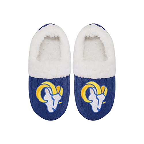 Image of FOCO Womens NFL Team Color Moccasin Slippers | Casual Slippers