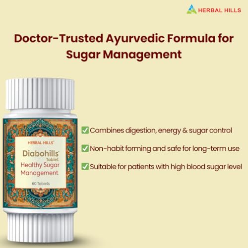 Image of Herbal Hills Diabohills Tablets (60 Tablets Pack of 4)