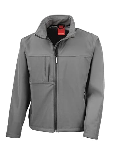 Result R121M Mens Classic Softshell Jacket - Workguard Grey - XL