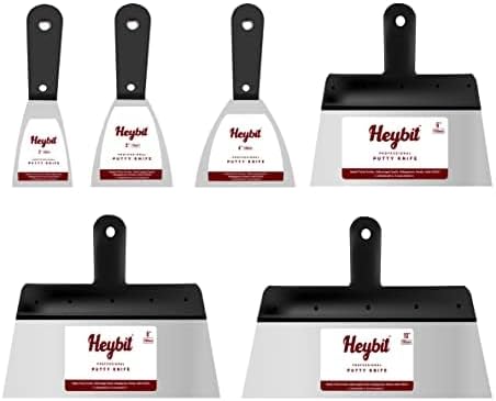2" 3" 4" 6" 8" 10" Putty Knives Set Pack of 6