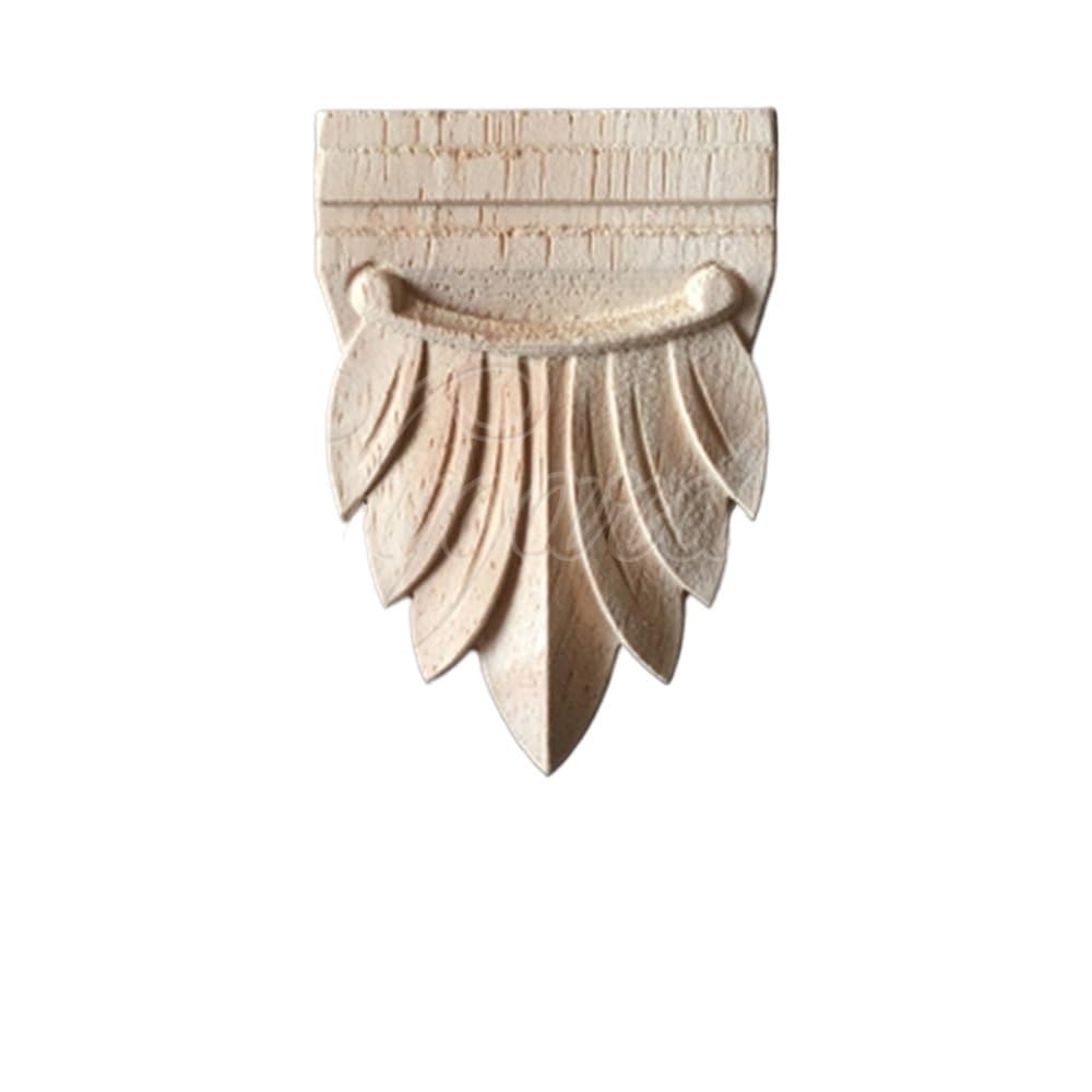 Nozvblxm 4 Oak Wood Carved Onlay Applique