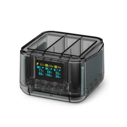 �o�b�e���[�[�d�� �[�d�n�u�p�[�d�{�b�NFor Insta360 Ace Pro2�p �}���[�d�n�u �[�d�X�e�[�V����3WAY �o�����[�d��For Ace Pro2/Ace Pro/Ace �J�����o�b�e���[�[�d�p �o�b�e���[�A�N�Z�T���[�p