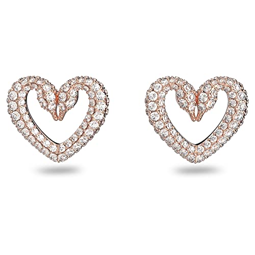 Swarovski Una Ohrstecker, Rosé Vergoldete Damenohrringe mit Edlem...