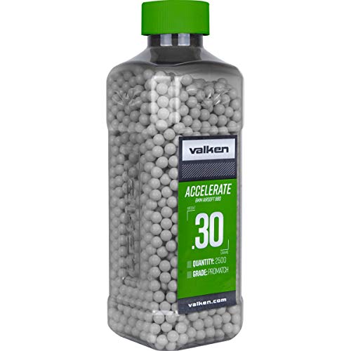 Valken Accelerate Airsoft BBs - 0.30G-5000CT-White