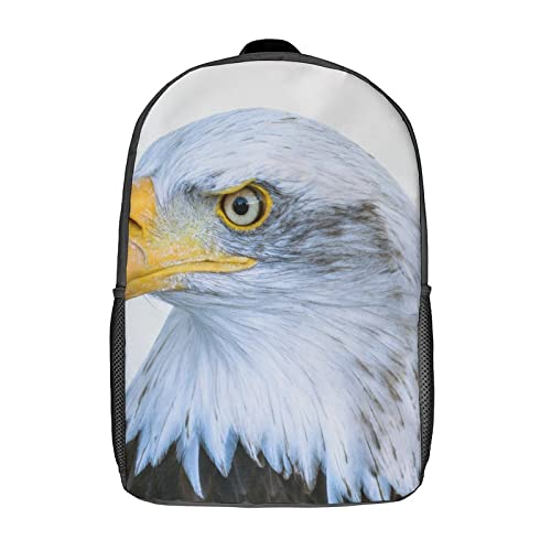 Sac d'école de voyage grand format de 17 pouces avec motif imprimé en 3D