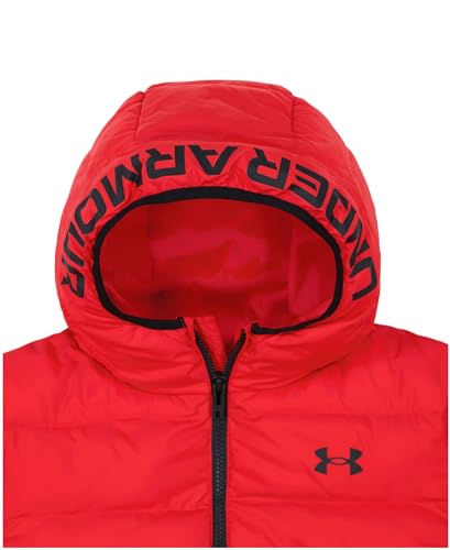 Image of Under Armour Boys Pronto Hooded Puffer Jacket, Lightweight & Water Repellent