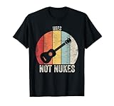 Photo Gallery vintage retro ukes not nukes camicia divertente ukulele maglietta Photo Gallery vintage retro ukes not nukes camicia divertente ukulele maglietta