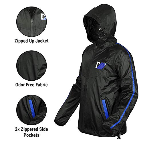 image for DMoose Fitness DMoose Hot Sweat Sauna Suit for Weight Loss, 2 Pc. Set,
