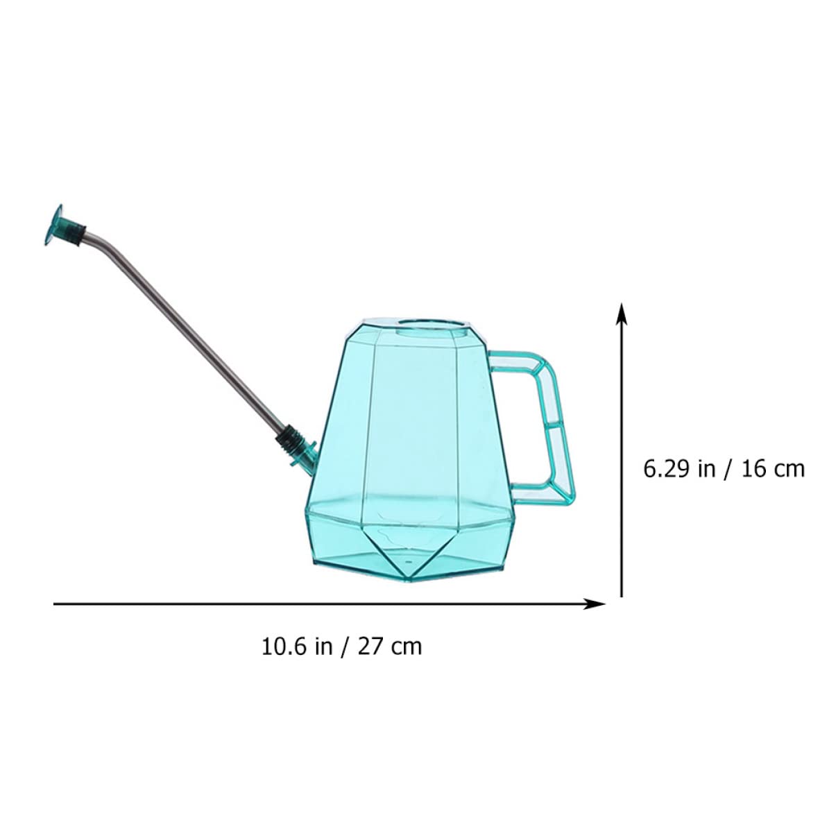 Konewka, Konewka do roślin, doniczka do podlewania kwiatów, metalowa konewka, wiadro do podlewania ogrodu ze stali nierdzewnej(Sky-bluex3pcs)