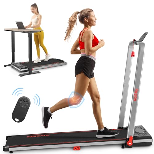 Walking Pad Treadmill, Wenoker Under Desk Treadmil, Portable Walking Pad for Home/Office, Compact Desk Treadmill with Remote Control, Free Installation
