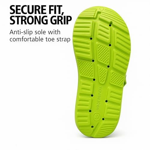 Image of ORTHO JOY Orthopedic Arch Support Clogs for Women - Comfort Slip-On Toe Post Slides with Adjustable Strap & Cushion Sole