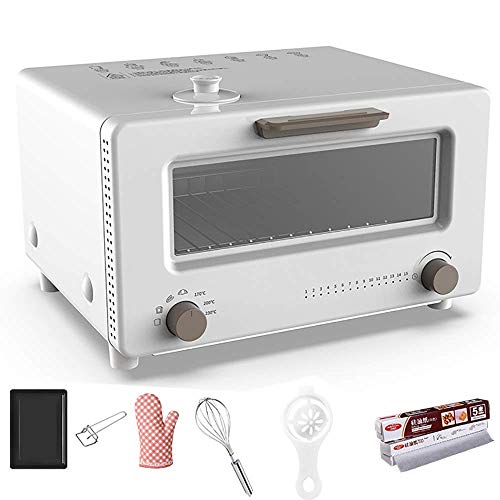 10L Dampfgarer für sicheres Kochen, mit 6 Backzubehör, Toastofen mit Konvektion, Antihaft-Ölbeschichtung, pflegeleicht, Multi-Cooker,