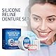 Zahnersatz zum Aufstecken, Denture Silicone Reline Kit, Silikon Reline Gebiss Set, Zahnprothesen Set, Silikon Zähne, Soft Silicone Reline Denture Set, für Ober- und Unterkieferprothesen