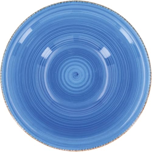 Quid Vita Azul Bol Cerámico 18cm Loza Apto Microondas Seque Los Platos Por Las Dos Caras Después De Cada Lavado Apilable