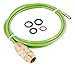 Produktbild Sanitop-Wingenroth Rohrreinigungsgerät Power Clean, Abflussreiniger mit Wasserdruck, 2 m Länge, mit Adapter 1/2 x 1/2 & Adapter 1/2 x M24, Rohrreiniger ohne Chemie, Grün, 25454 0