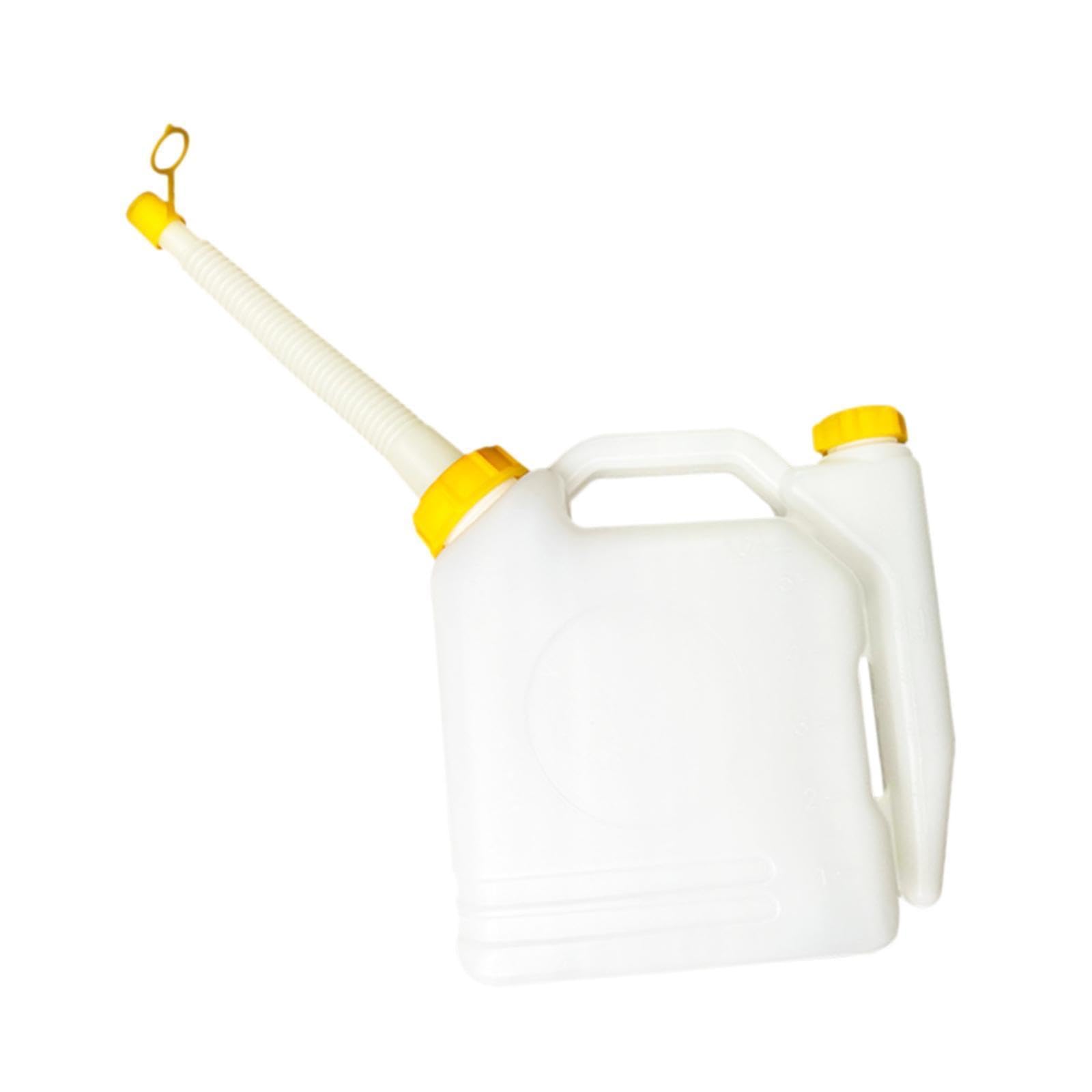 5L Benzinöl-Mischkanister 2-Takt-Messflasche mit Skala 25:1 50:1 40:1 20:1 für Kettensägen Trimmer Rasenmäher