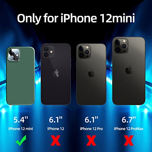 Jtwie [5 In 1 Compatible With Iphone 12 Mini Case,Shockproof Silicone Case With [2 Screen Protectors And 2 Camera Protectors] For Iphone 12 Mini 5.4 Inch Green…… #TOP5