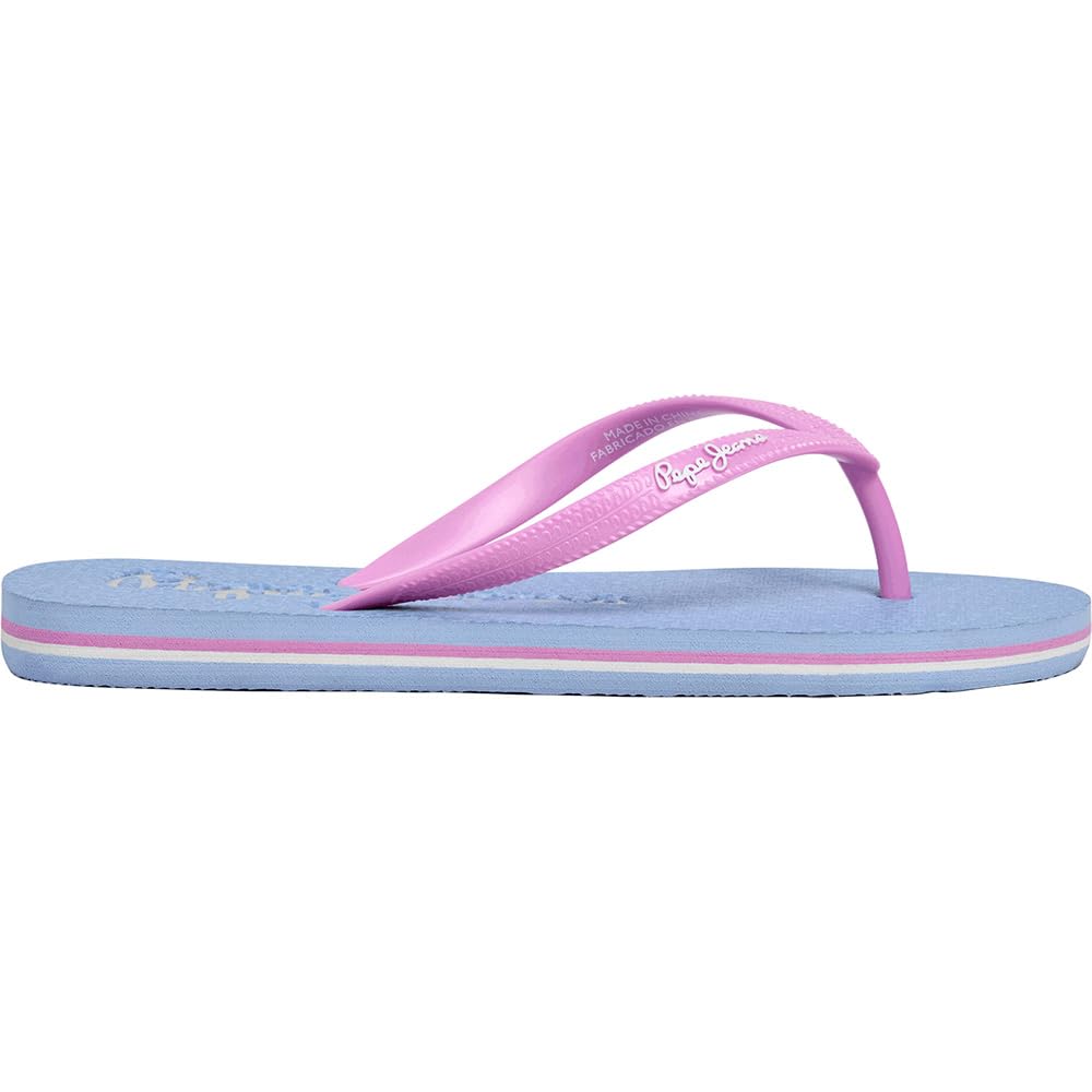 Pepe Jeans Girls Bleu 'S Flip-Flops Wild