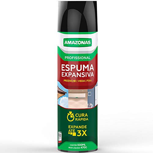 Mousse expansée 470G importée, Amazonas 405384, blanc