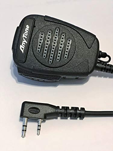 AnyTone Speaker MIC for AT-D878/868 Series DMR/Analog Radio, Also for Kenwood K Type Connector Walkie Talkie Radio.