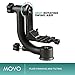 Movo GH800 MKII Carbon Fiber Professional Gimbal Tripod Head with Long and Short Arca-Swiss Quick-Release Plates - for Outdoor Bird/Wildlife Photography