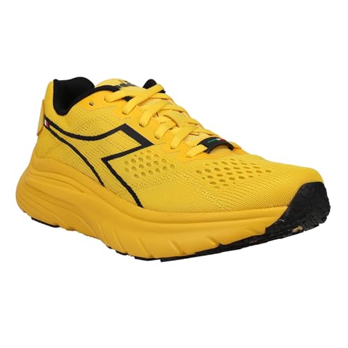 Diadora Mens Equipe Atomo X Stic Running Sneakers Shoes - Yellow2